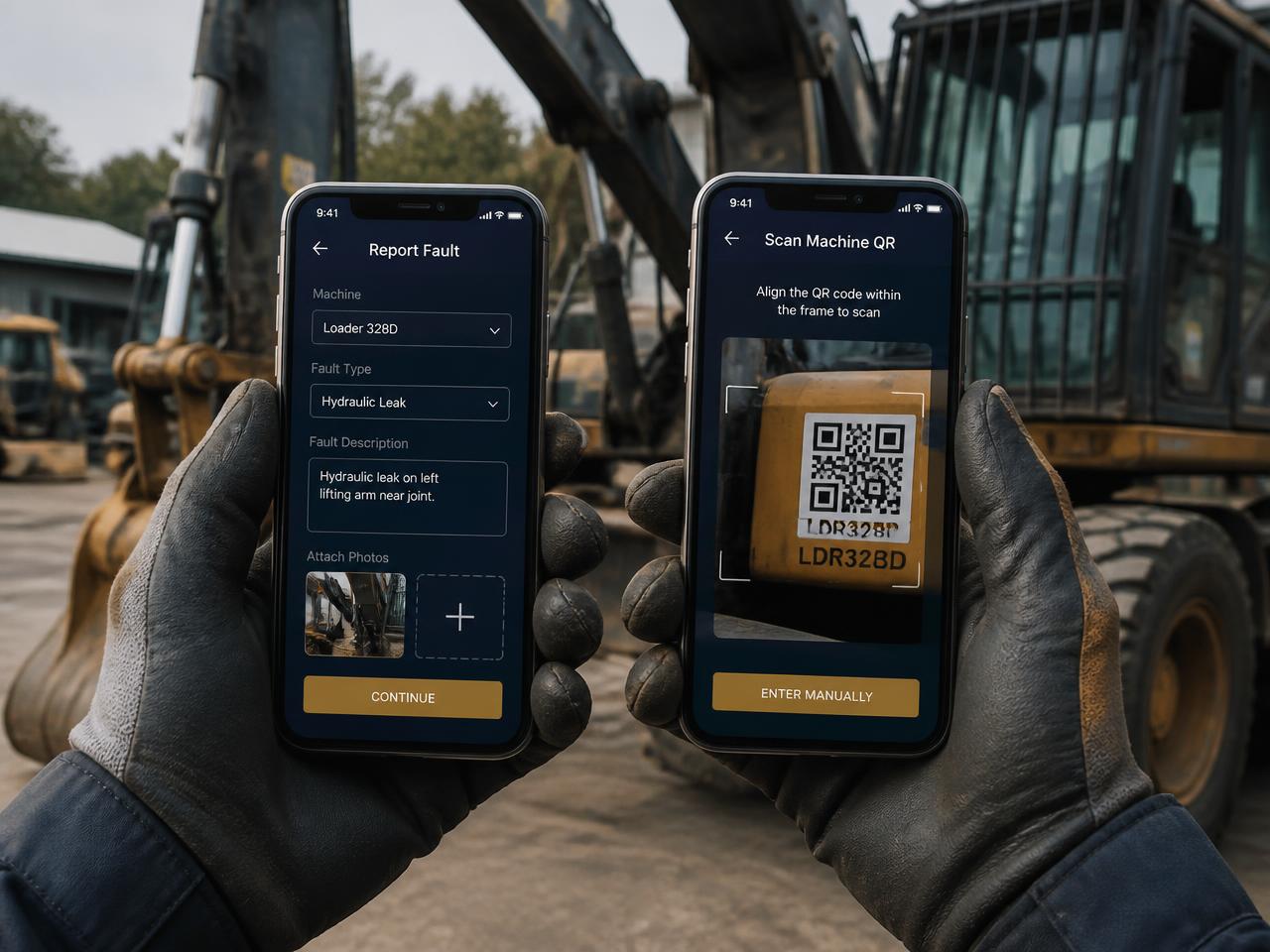 Nordicore används i mobilen ute på arbetsplatsen